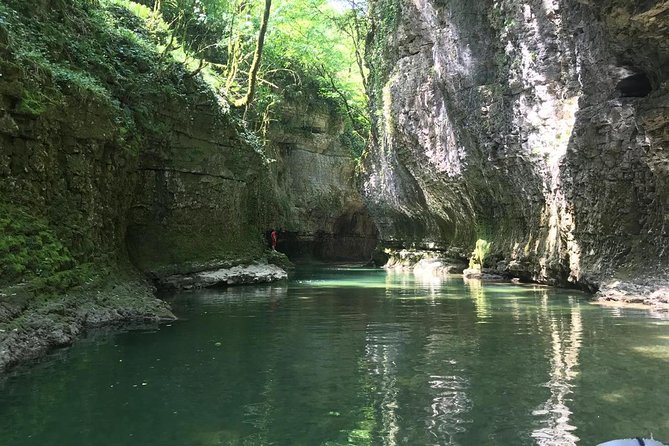 2 Days Trip to West Georgia (Caves, Canyons, Waterfalls) - A local swimming place near Martvili