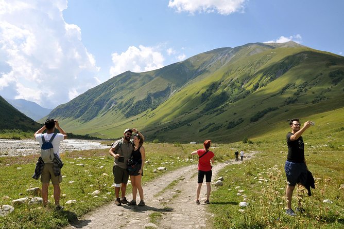 4-Day Svaneti Hiking Tour - Day one: Enguri Dam, Mestia, and Chalaadi Glacier