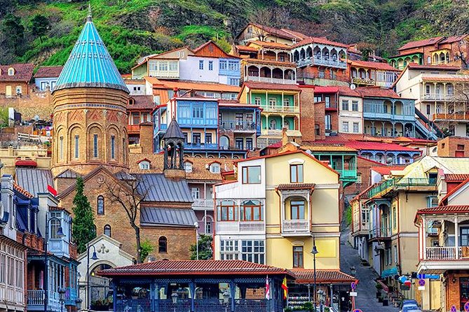 4 Group Tours Including Airport Transfers - Day one in Tbilisi: churches, bridges and sulfur baths