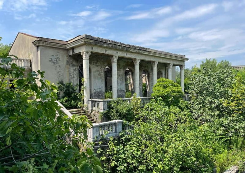 Abandoned sanatoriums of tskaltubo - group tour from Kutaisi - Starting at Spring #6 with Soviet-era context