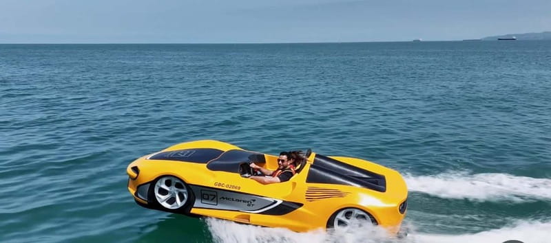 Batumi: Private, Delightful Car boat Ride at Black Sea - What this Batumi car boat ride really is