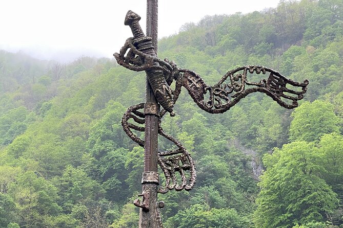 Batumi, Waterfalls & Folklore - A Group Tour from Kutaisi - Mirveti Waterfall and the hanging bridge