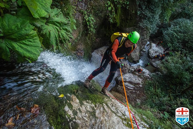 Canyoning and Rappelling tour around Kutaisi - The 55-meter descent is the day’s defining challenge