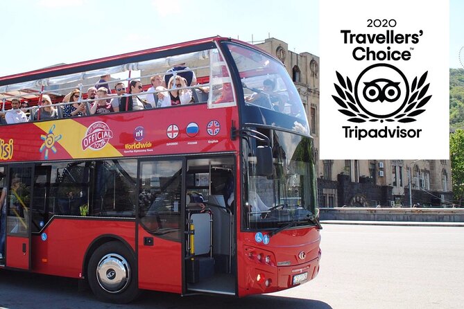 City tour Tbilisi on red bus - Old Tbilisi, Meidan Square, and the sulphur baths