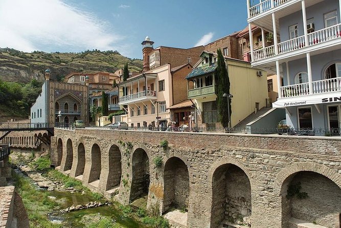 Classic Tbilisi Walking Tour - Crossing the Mtkvari on the Bridge of Peace
