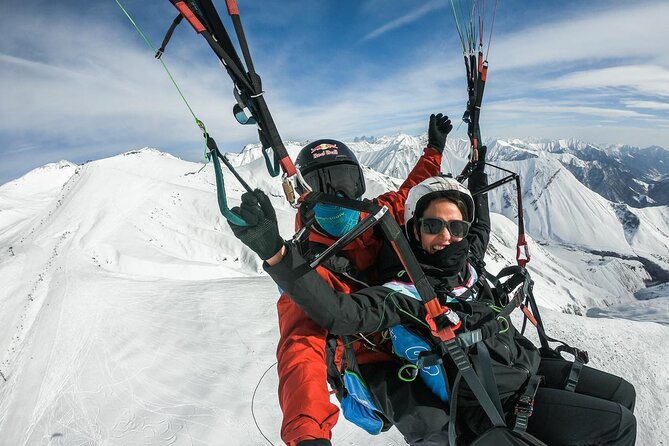 Cloudbase Paragliding in Gudauri, Georgia - The GoPro video is more useful than a quick snapshot