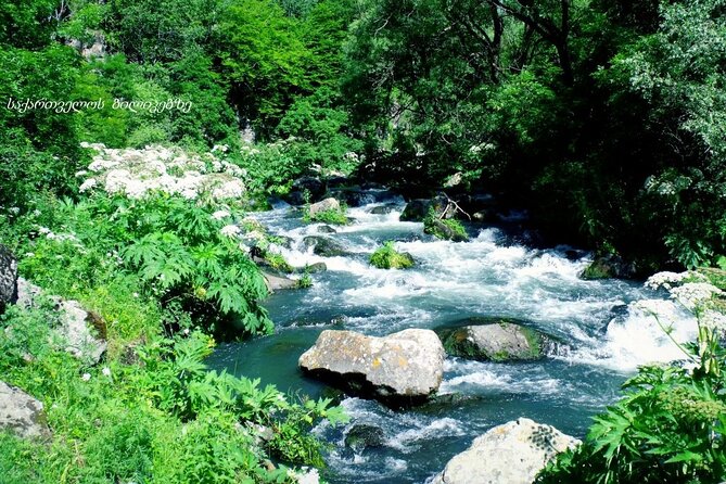 Dashbashi Canyon. The village of Asureti and Didgori monument. - Four Hours at Dashbashi Canyon