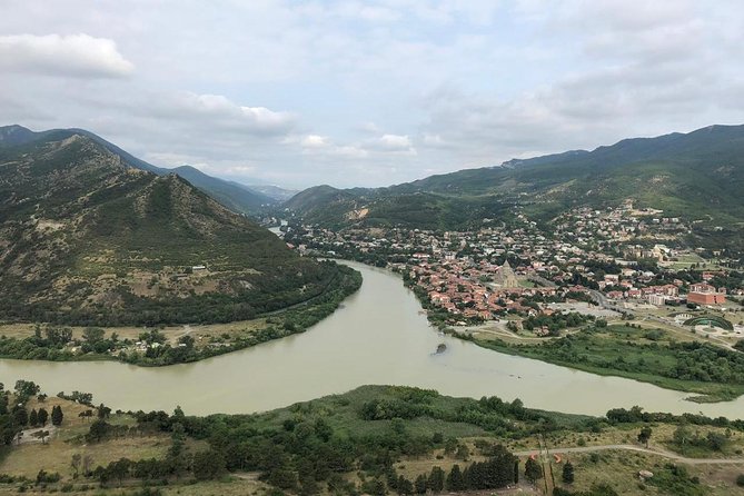 Day tour: Jvari, Mtskheta, Gori, Uplistsikhe & Home-Cooked Lunch - Jvari Church and the meeting of two rivers