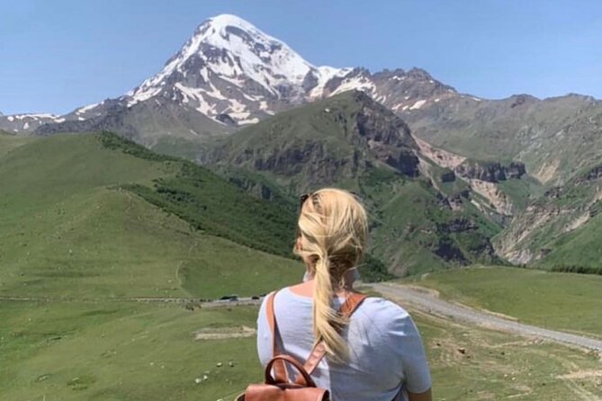 Day tour to mountains Jinvali lake, Ananuri, Kazbegi, Arch friendship - Kazbegi and the Gergeti Trinity Church option