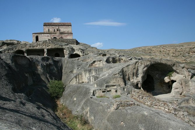 Day trip -Mtskheta-Jvari Gori-Uplistsikhe - Jvari Church above two joining rivers