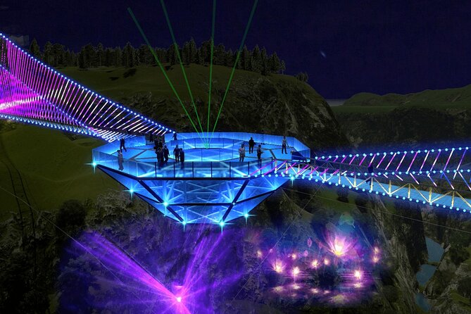 Diamond Bridge and Dashbashi Canyon Day Tour - Walking onto the 2,400-meter glass bridge