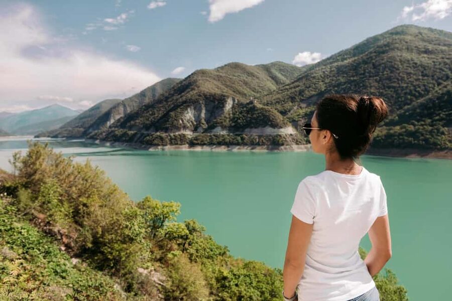 Discover Ananuri, Gudauri, & Kazbegi Guided Day Tour - Stepantsminda and the final mountain approach