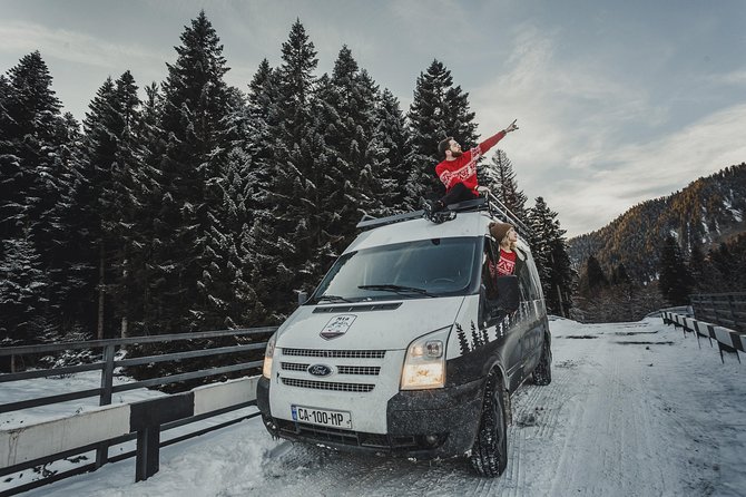 Ford Transit AWD Camper van rental in Georgia - Driving a 125-horsepower AWD van