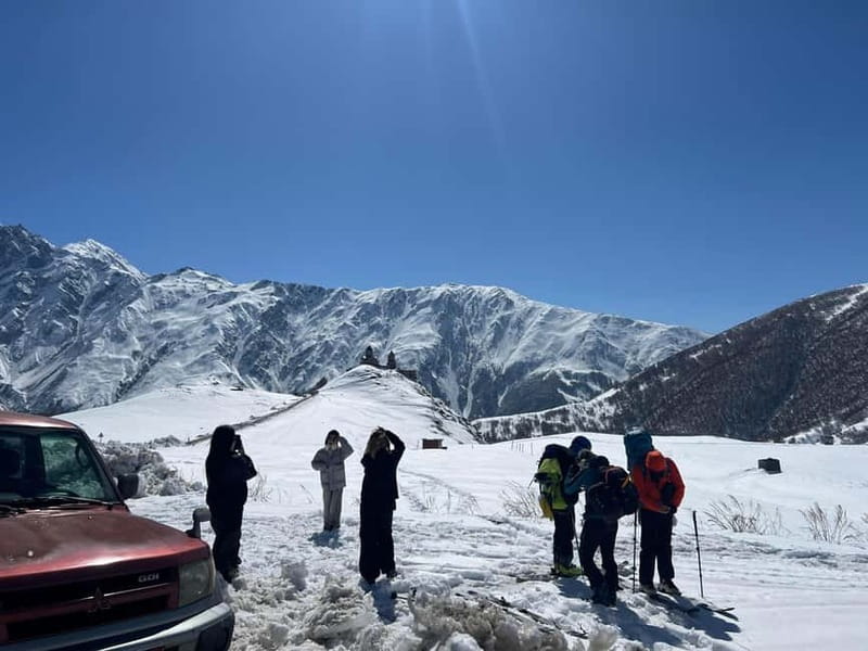 from kazbegi to Gergeti Church, Gveleti Waterfall, Dariali - Gveleti Waterfall, a change of pace