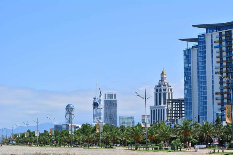 From Kutaisi: Batumi, Petra Fortress and Botanical garden - Alphabet Tower and Europe Square