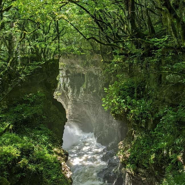 From Kutaisi to Martvili canyon and Prometheus Caves - Martvili Canyon: waterfalls, rock walls, and the optional boat