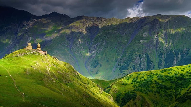From Tbilisi: Ananuri Fortress and Kazbegi Day Trip - Zhinvali Reservoir: a quick start with emerald water