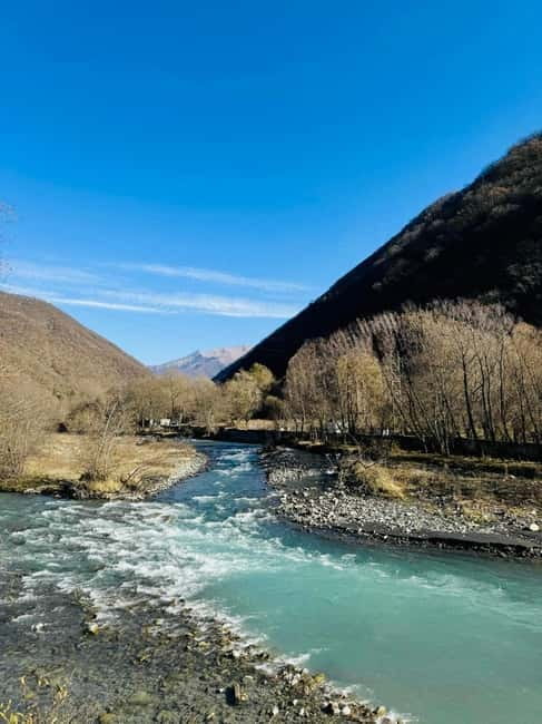 From Tbilisi: Day Trip to Kazbegi - Pasanauri: food, rivers, and a proper pause
