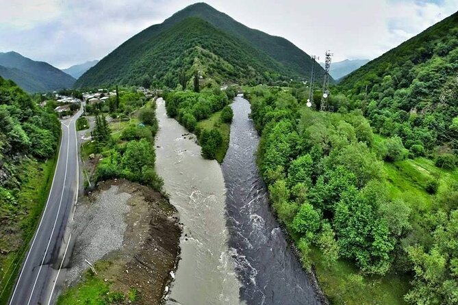 From Tbilisi: Kazbegi Day Tour, Gergeti Trinity, Ananuri &Gudauri - Zhinvali Reservoir: beautiful water with a difficult past