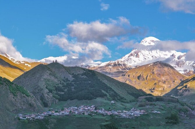 From Tbilisi: Kazbegi Day Tour, Gergeti Trinity, Ananuri &Gudauri - Gergeti Trinity Church: the day’s main prize