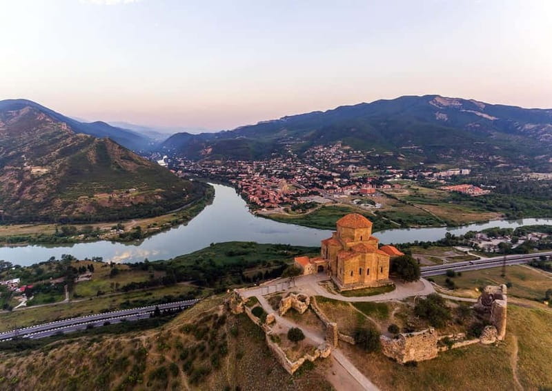 From Tbilisi : Mtskheta, Jvari, Gori & Uplistsikhe Day Trip - Jvari Monastery and the view over Mtskheta