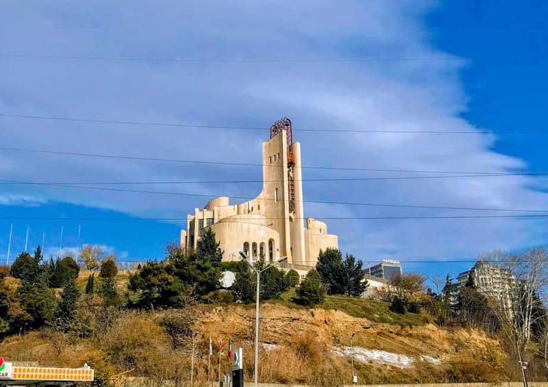 Hidden Tbilisi: A Journey Through Modernism & Brutalism - The Wedding Palace, viewed from outside