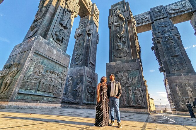 Instagrammable sites of Tbilisi private tour - The Kaleidoscope courtyard is the most delicate photo stop