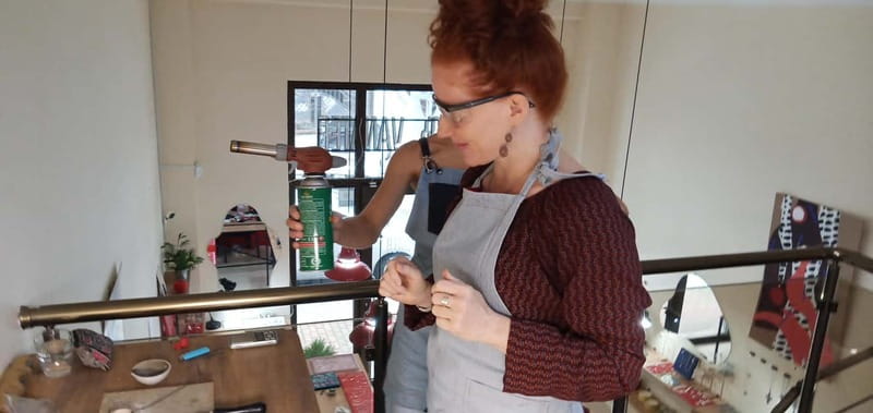 Jewelry master-class - Adding texture, letters, and a personal date
