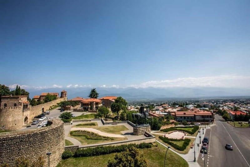 Kakheti: Bodbe, Sighnaghi, and Telavi Full-Day Tour - Manavi starts the food and wine story