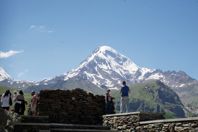 Kazbegi Adventure Day Trip - Hike to Gveleti waterfall plus Gergeti, Ananuri - Zhinvali Reservoir: a calm first view