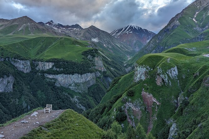 Kazbegi full day private tour + LUNCH - The Friendship Monument above Gudauri