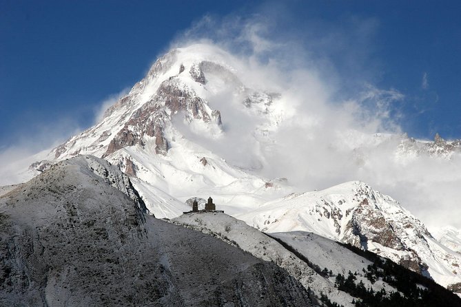 Kazbegi, Gergeti and Ananuri Full Day Tour from Tbilisi - Mineral springs and unusual travertine formations