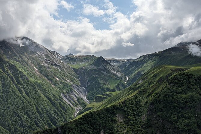 Kazbegi Gudauri and Ananuri Mountains Private Day Trip - Private transport and the English-speaking guide-driver
