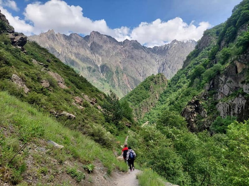 Kazbegi: Gveleti Waterfall Guided Hike - The frozen waterfall from October to May
