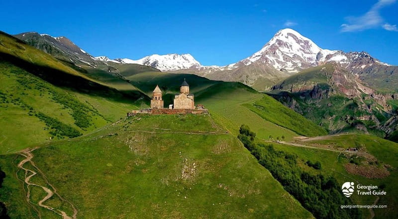 Kazbegi Tour with Fantastic Views of Caucasus Mountains - Ananuri Castle and the blue Jinvali Reservoir
