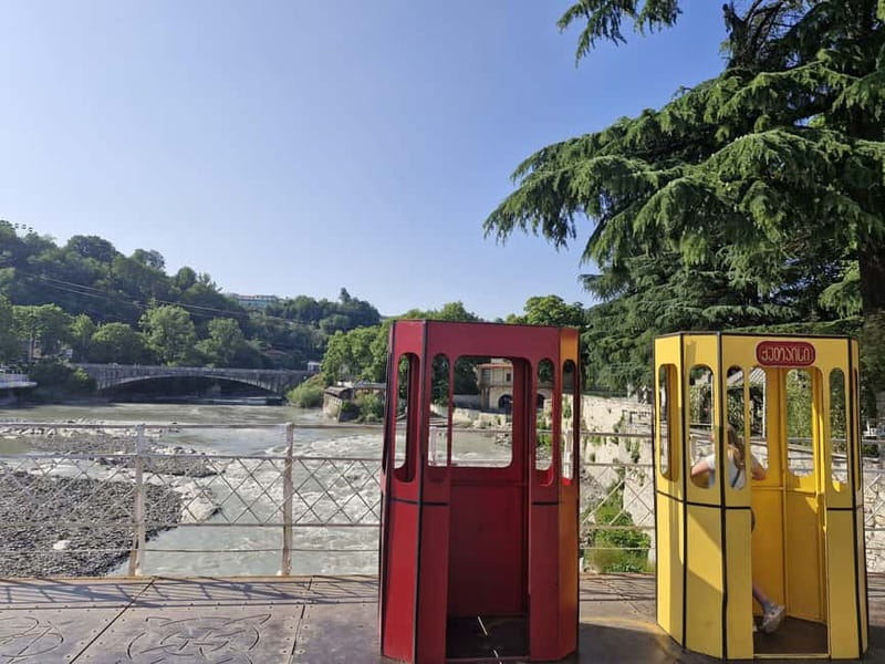 Kutaisi: Guided Walking Tour with Local Snack - Across the Chain Bridge beside the Rioni River