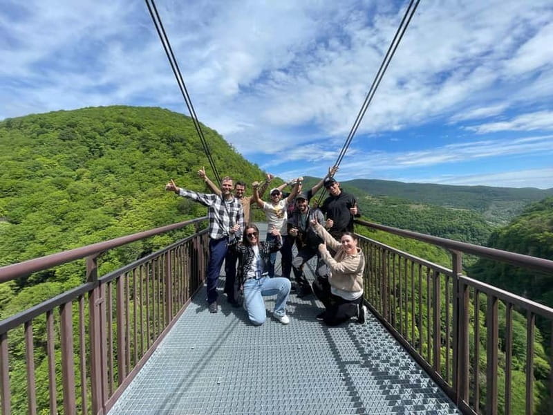 Kutaisi: Martvili & Okatse Canyons & Prometheus Cave Tour - A nine-hour loop from central Kutaisi
