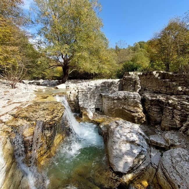 Kutaisi: Okatse-Martvili Canyons,Prometheus Cave, Waterfalls - Taking a boat through Martvili Canyon
