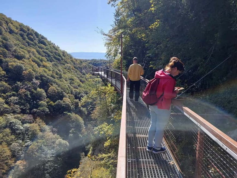 Kutaisi: Okatse-Martvili Canyons,Prometheus Cave, Waterfalls - What the private tour feels like on the road