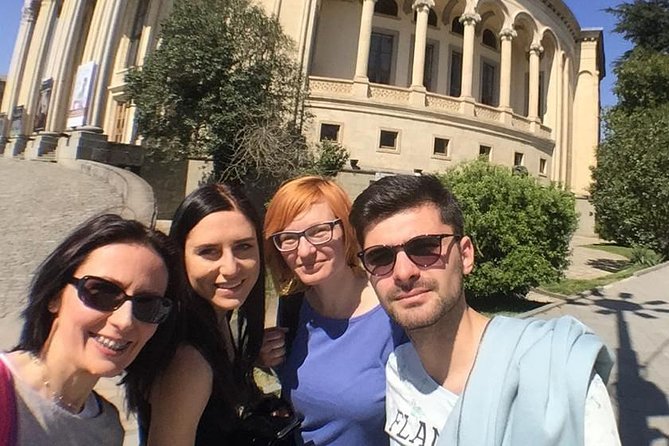 Kutaisi Walking Tour - Crossing the Chain Bridge Toward the River