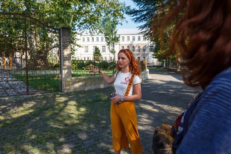 Kutaisi walking tour with A GLASS OF FINE WINE - The Park of Love and Golden Marquee Palace