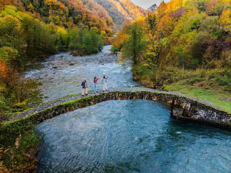 Machakhela Gorge Wine Tour with Lunch From Batumi - Leaving Batumi and following the Chorokhi River