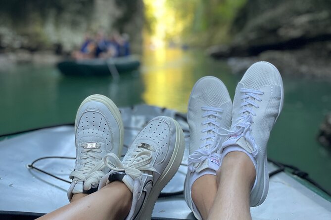 Martvili canyon & Prometheus cave group tour from Tbilisi - Martvili Canyon from the water