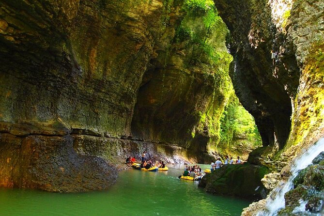 Martvili Canyon, Prometheus & Sataplia. PRIVATE Tour From Tbilisi - Sataplia’s Dinosaur Footprints and Nature Reserve