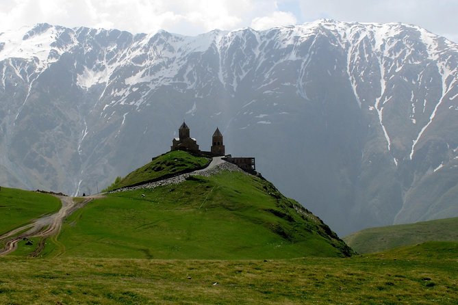 Mtskheta, Ananuri, Gudauri and Kazbegi Full Day Tour from Tbilisi - The Friendship Monument above Gudauri