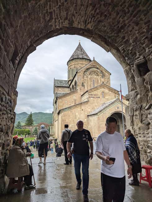 Mtskheta-Jvari, Gori and Uplistsikhe from Tbilisi - Jvari Monastery and the river junction