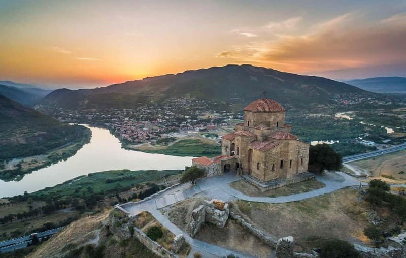 Mtskheta-Jvari + Gori-Uflistsikhe Private tour - Jvari Monastery and the view over Mtskheta