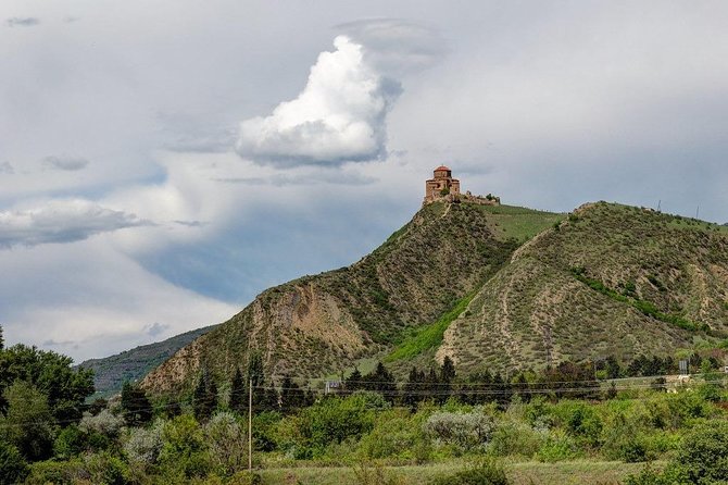 Mtskheta - Jvari - Samtavro, the cradle of Georgian Christianity. (group tours) - Jvari Church and the view over two rivers
