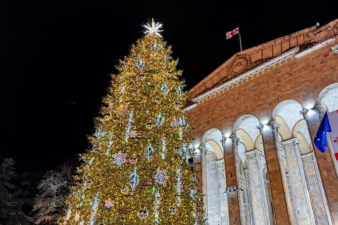 New Year in Tbilisi: Christmas Market and Hidden Gems Tour - Rustaveli Avenue and Tovlis Papa