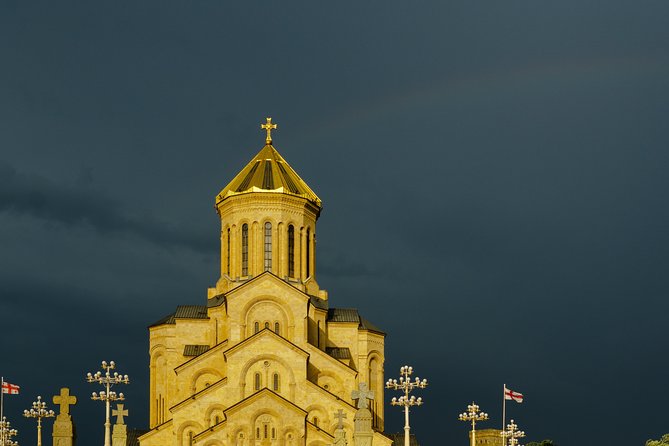 Old Tbilisi & Mtskheta. Private tour from Kutaisi - Jvari Church above the river meeting point